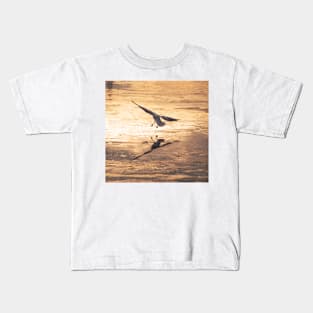 Gull on Ice Kids T-Shirt